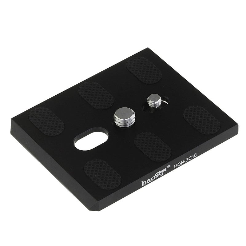 Haoge HQR-SC16 Camera QR Quick Release Plate for Sachtler DV 12, DV 15, Caddy, Video 18/20, Panorama Plus, Horizon Plus, Video 25 Plus, Video 18 Dutch Tripod Fluid Head Replace Touch & Go Plate 16 - Image 4